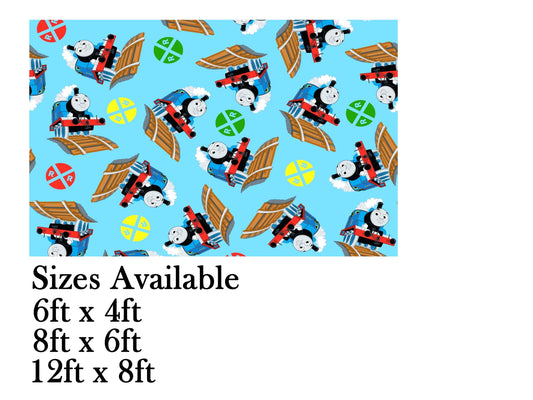Thomas & His Friends Theme Birthday Cake Table Cover