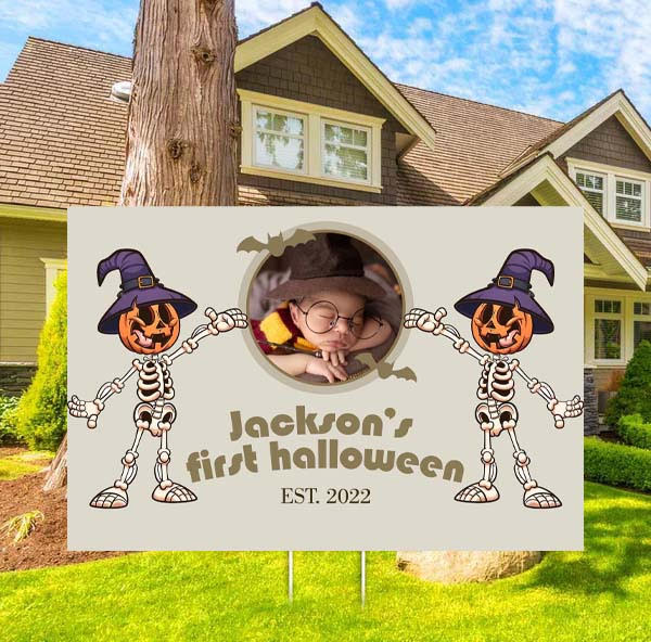 Halloween Party Welcome Board - Personalized