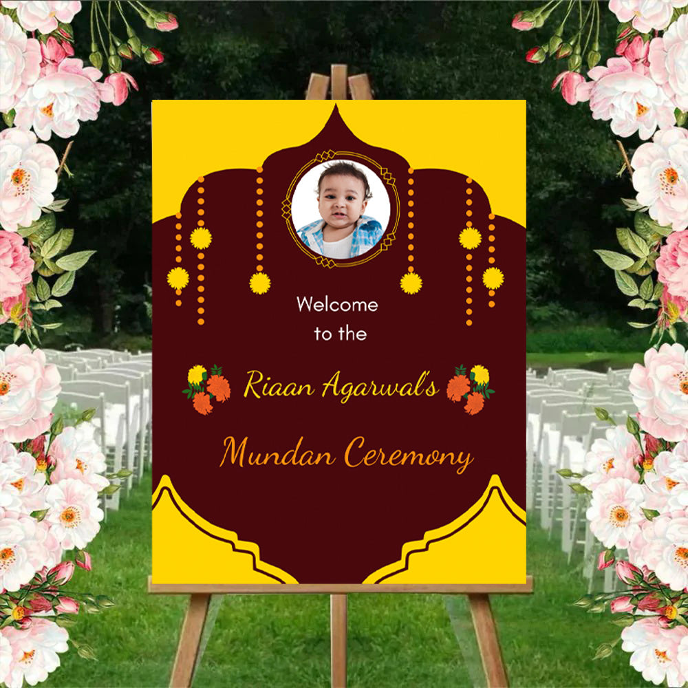 Mundan Welcome Sign Board