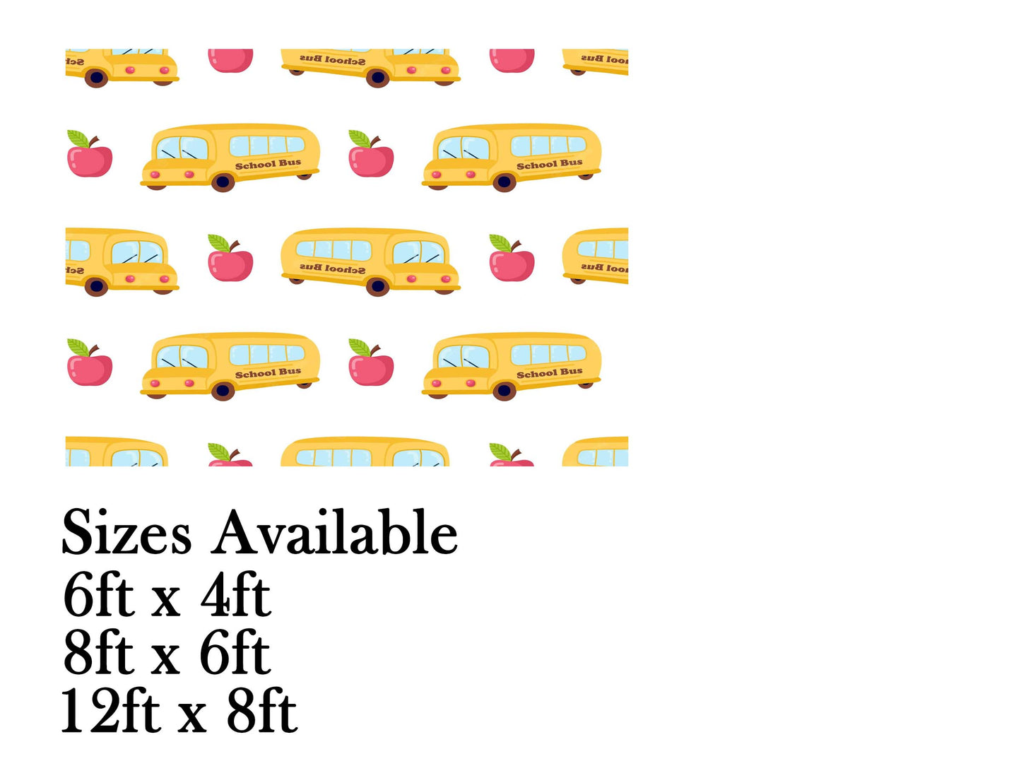 Wheel On The Bus Theme Birthday Cake Table Cover