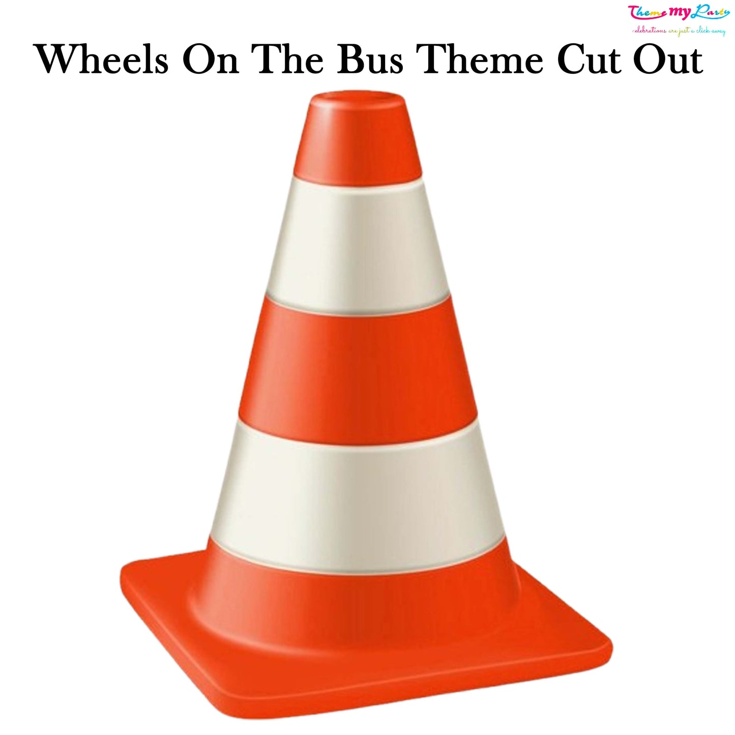 Wheel On The Bus Theme Birthday Party Cutout