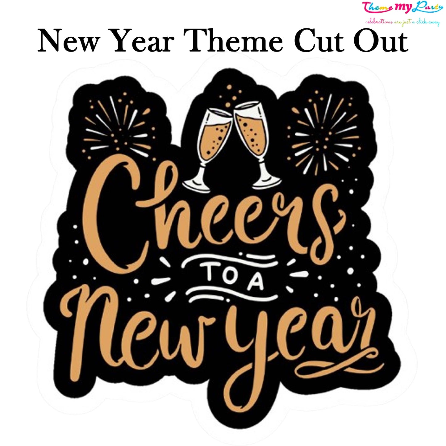 New Year Party Cutout