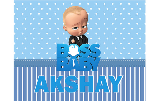 Boss Baby Theme Party Backdrop