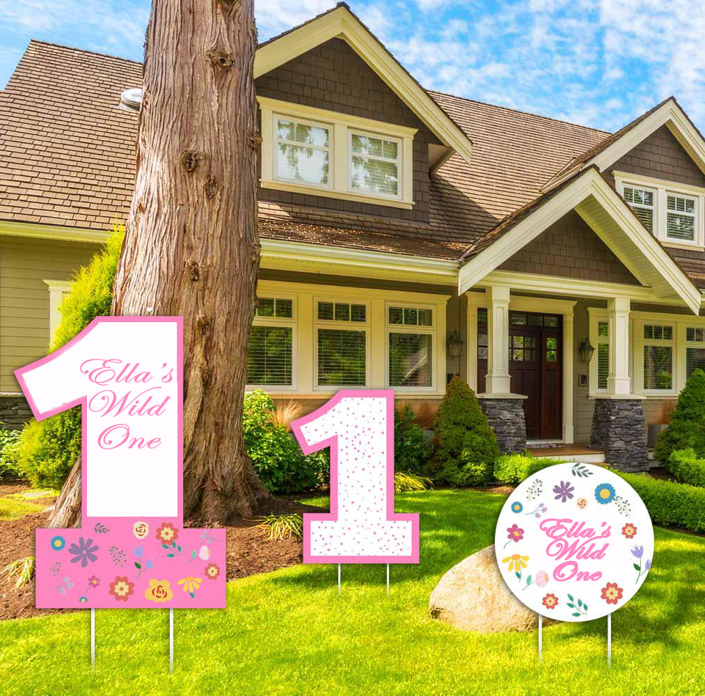 Wild One Birthday Party Cutouts