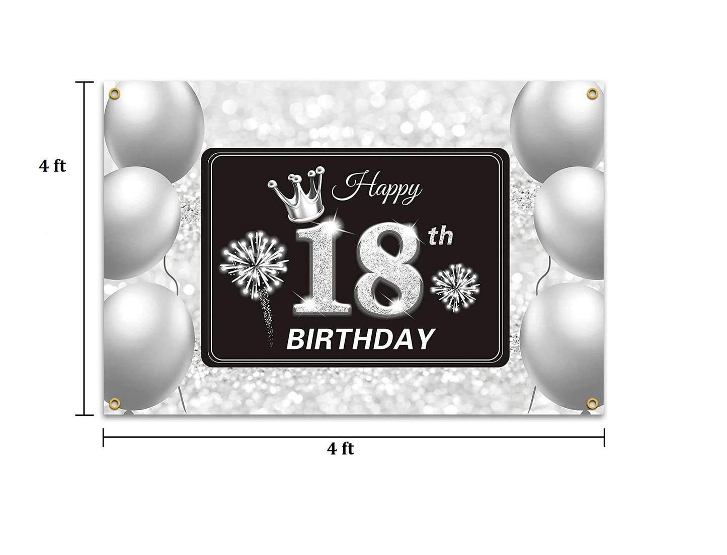 18th Birthday Party Backdrop