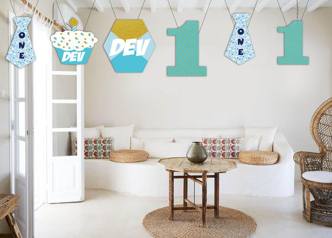 Fun Is One Theme Birthday Party Theme Hanging Set for Decoration