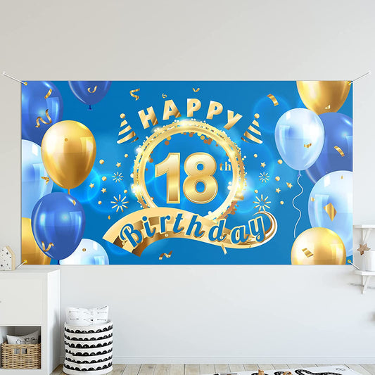 18th Birthday Party Backdrop