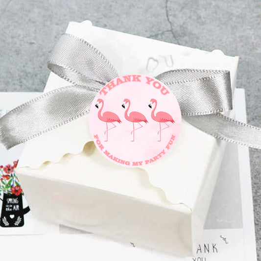 Flamingo Birthday Party Thank You Gift Tags