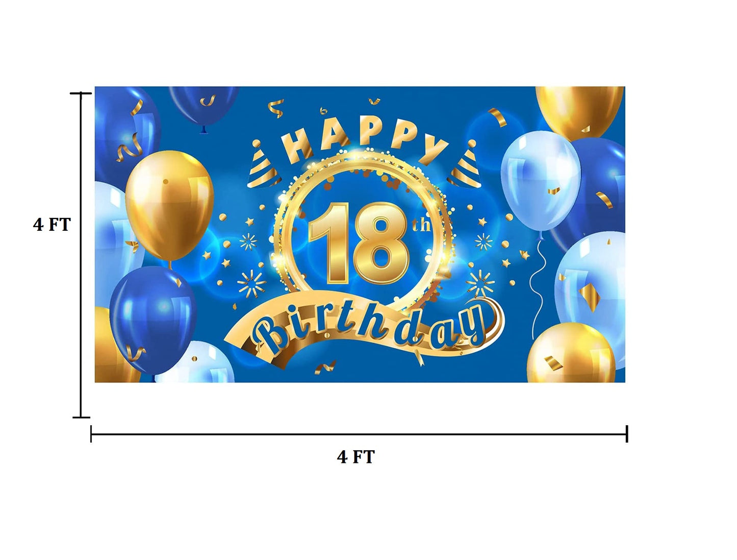 18th Birthday Party Backdrop