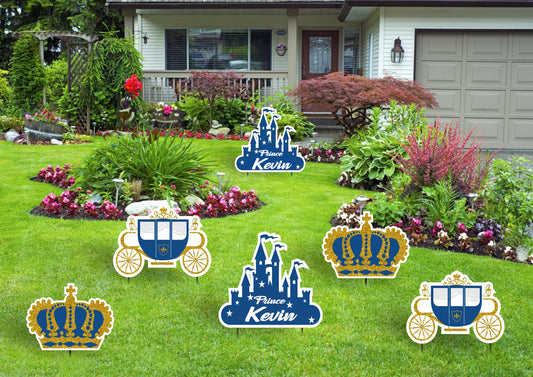 Prince Birthday Party Cutouts