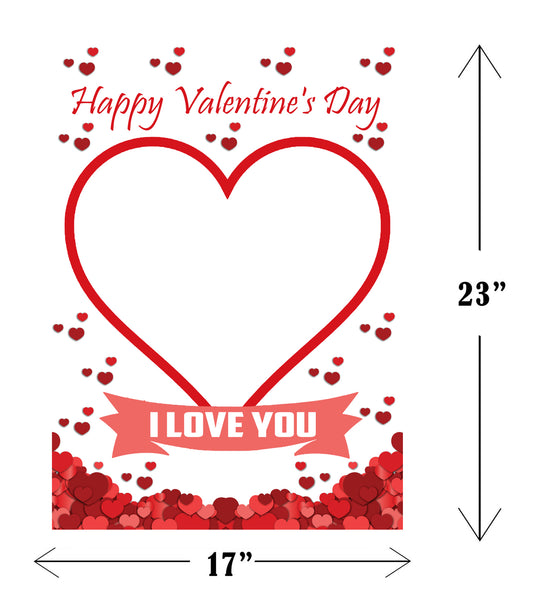 Valentine Party Selfie Photo Booth Picture Frame