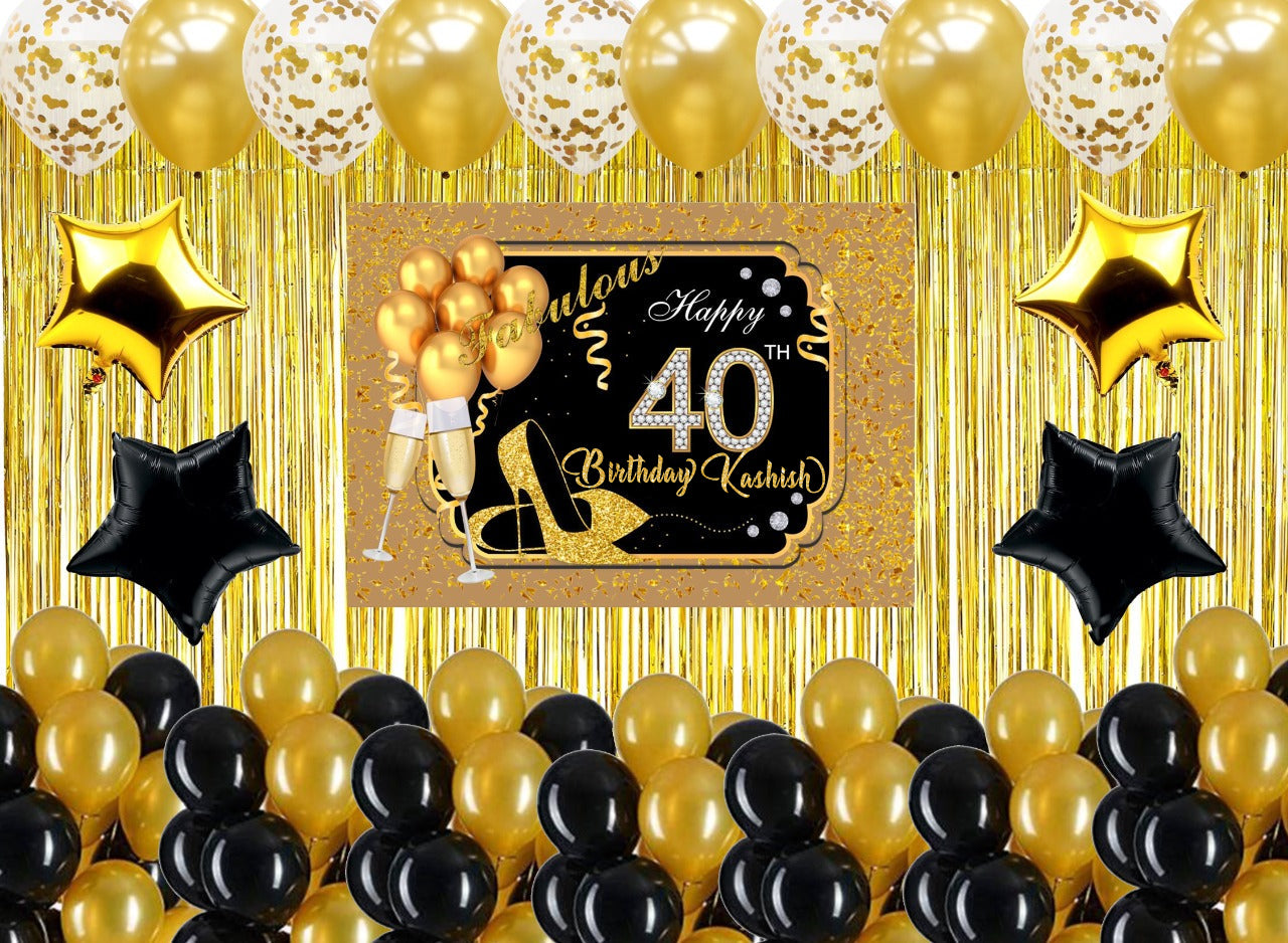 40th Birthday Party Complete Party Set
