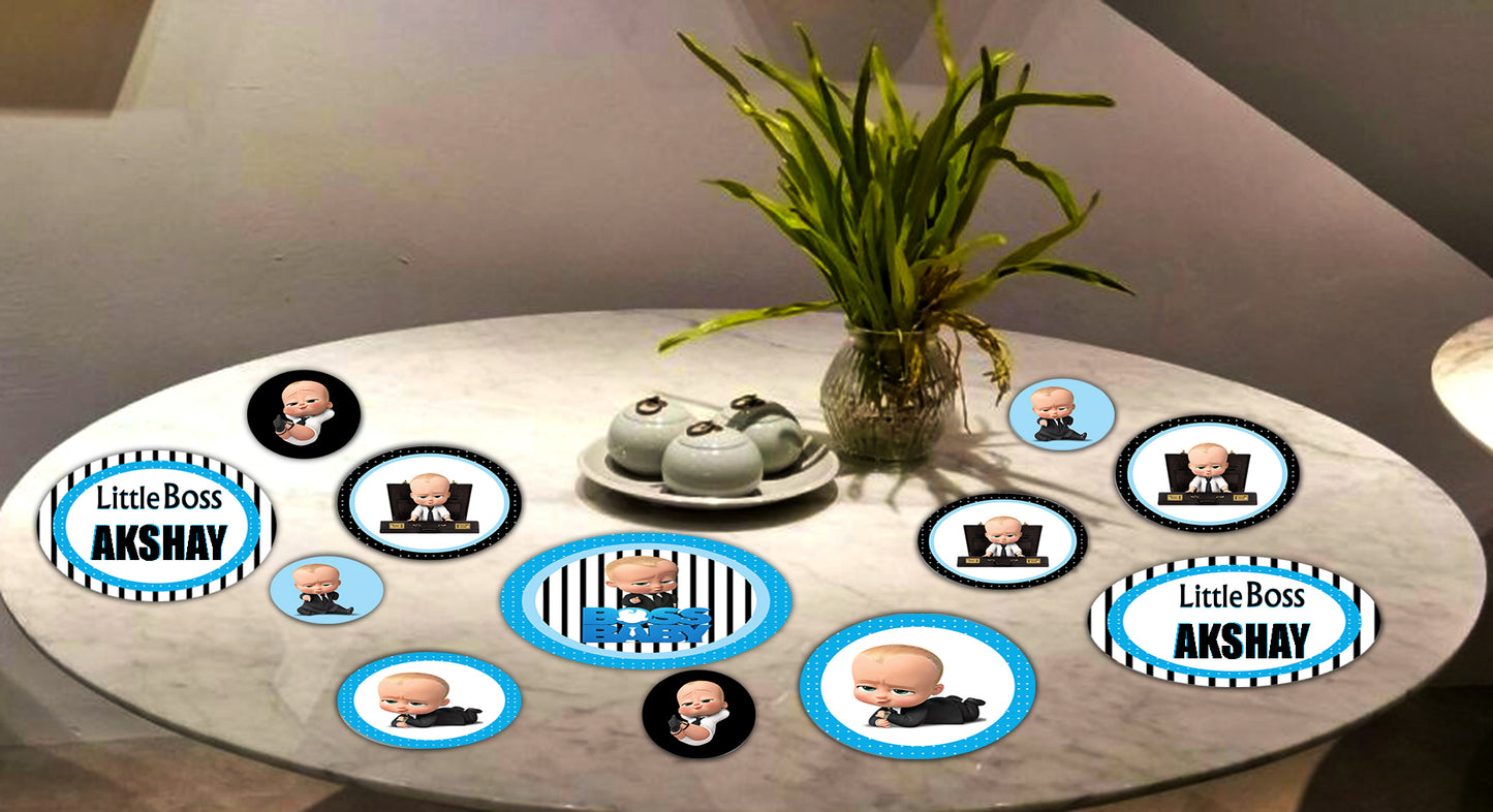 Boss Baby Theme Birthday Party Table Confetti
