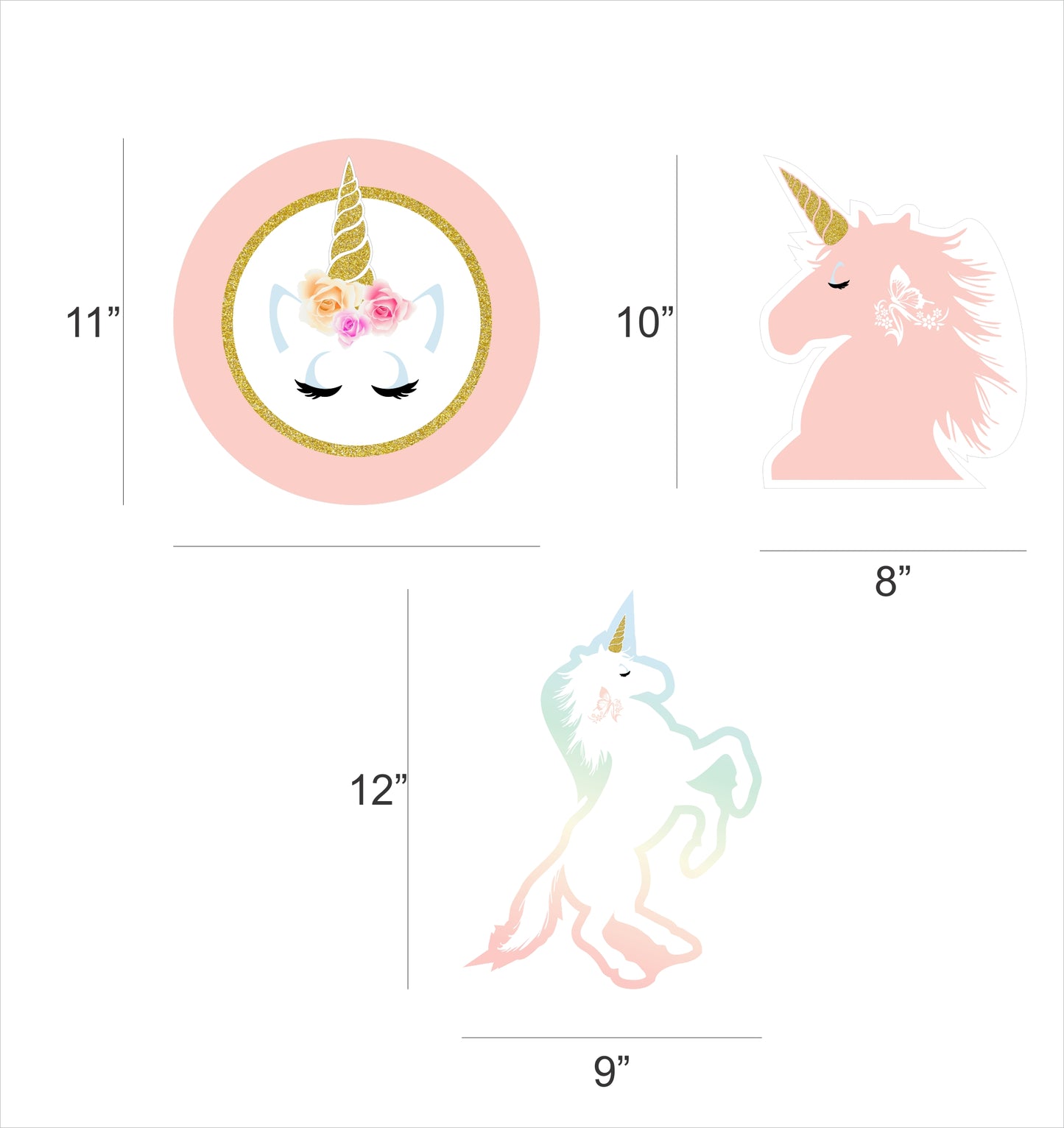 Unicorn Theme Table Top For Birthday Decoration