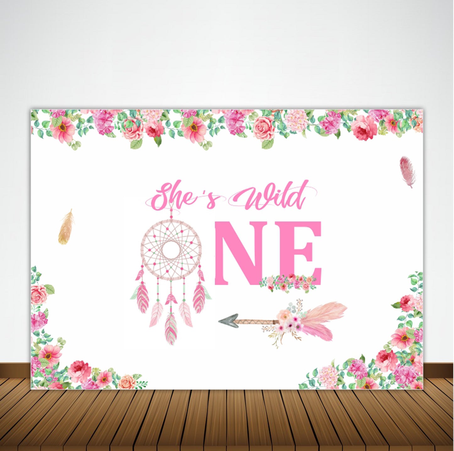 Wild One Birthday Party Backdrop
