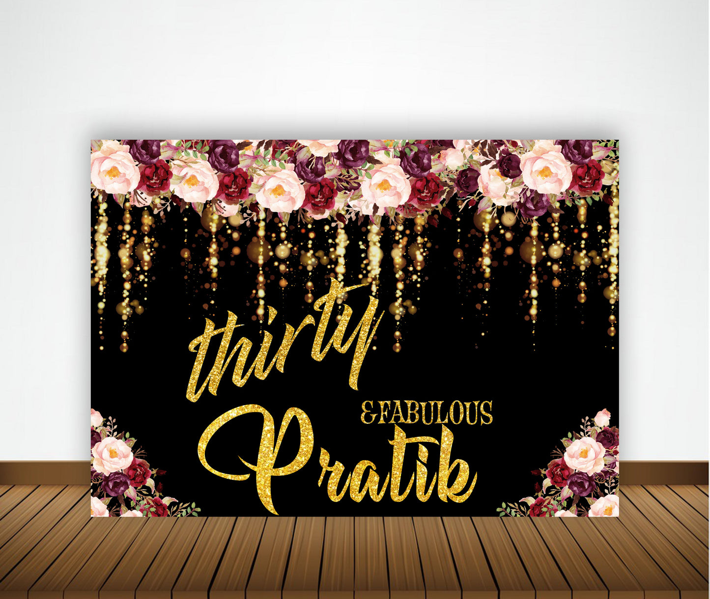 30th Birthday Party Backdrop