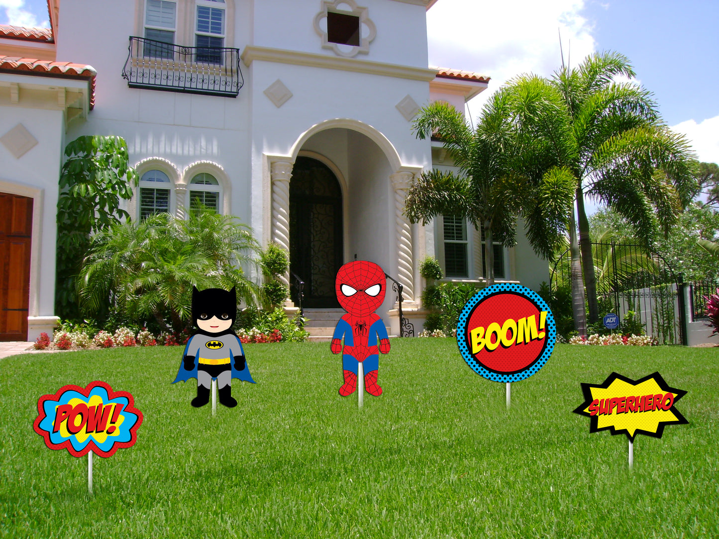Super Hero Theme Birthday Complete Party Set
