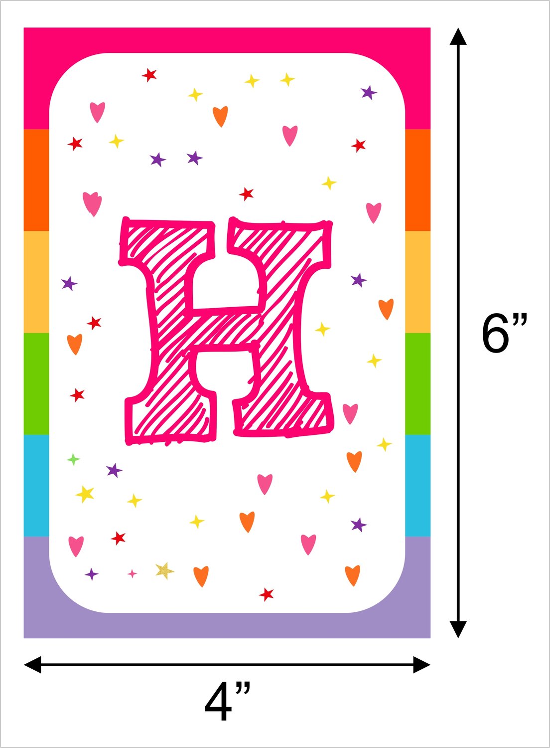 Personalized Rainbow Girls Banner For Birthday Decoration I Happy Birthday Banner