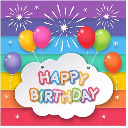 Joyful Birthday Party Backdrop