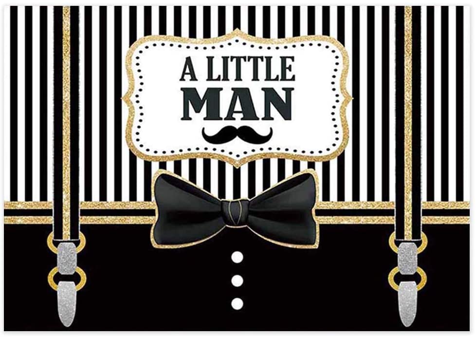 Little Man Theme Party Backdrop