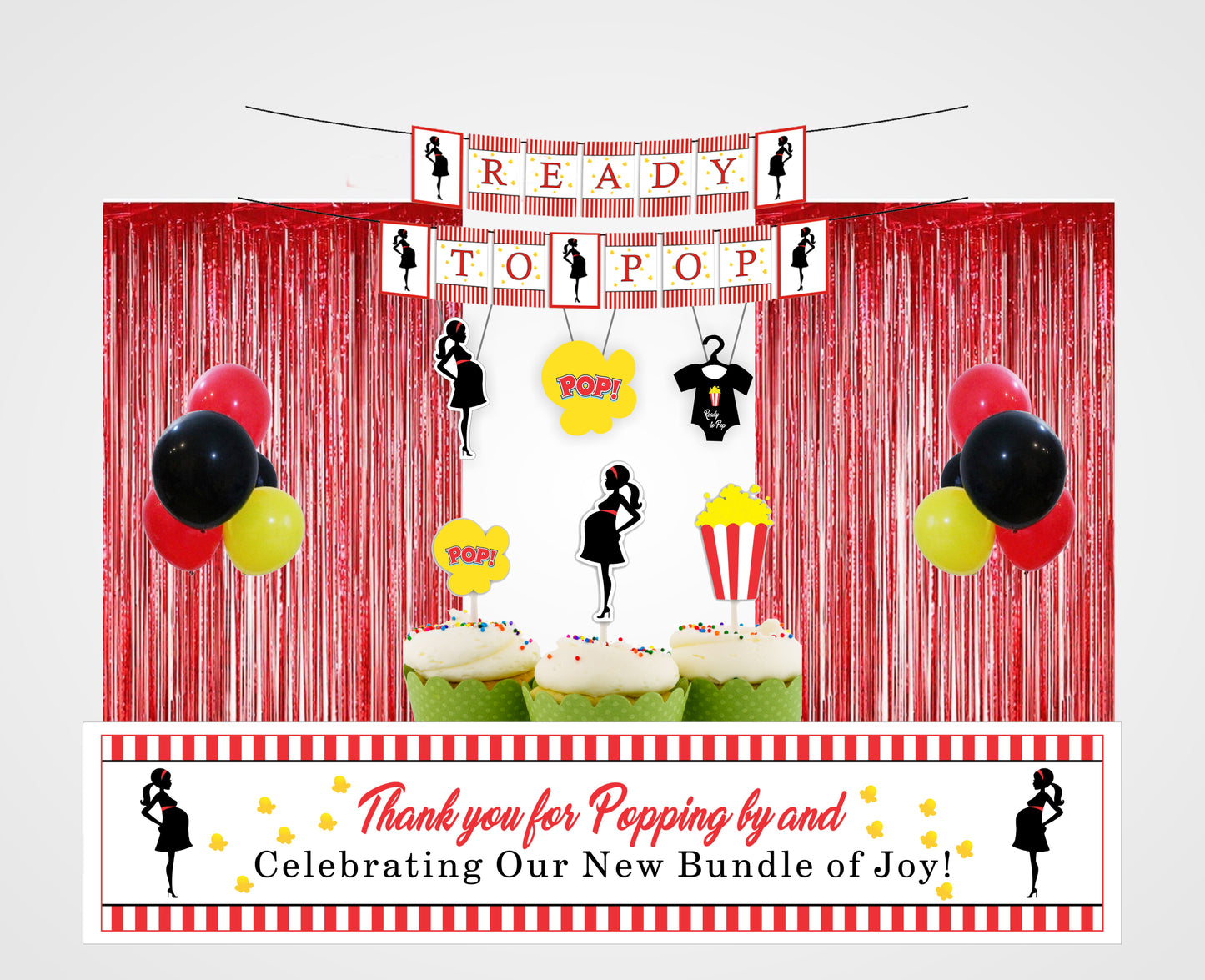 Ready to Pop Party Decoration Kit