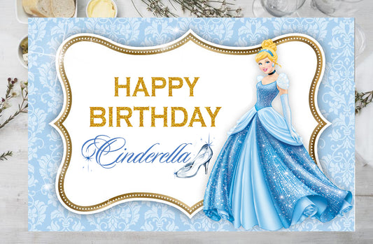 Cinderella Theme Birthday Party Table Mats
