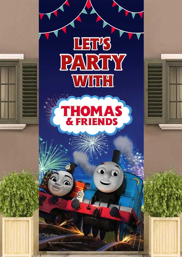 Thomas & Friends Welcome Banner Roll up Standee (with stand)