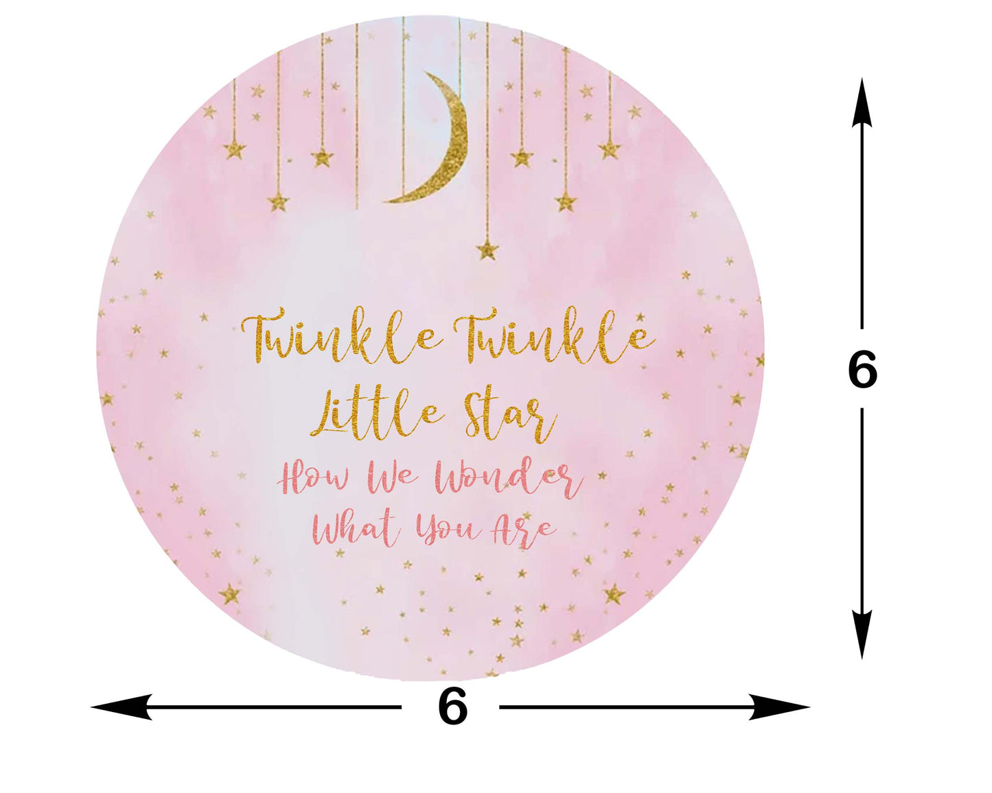 Twinkle Twinkle Little Star Girls Theme Party Backdrop