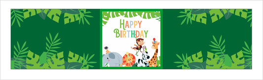 Jungle Theme Water Bottle Labels