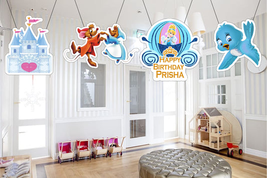 Cinderella Theme Birthday Party Hangings
