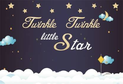 Twinkle Twinkle Little Star Theme Party Backdrop