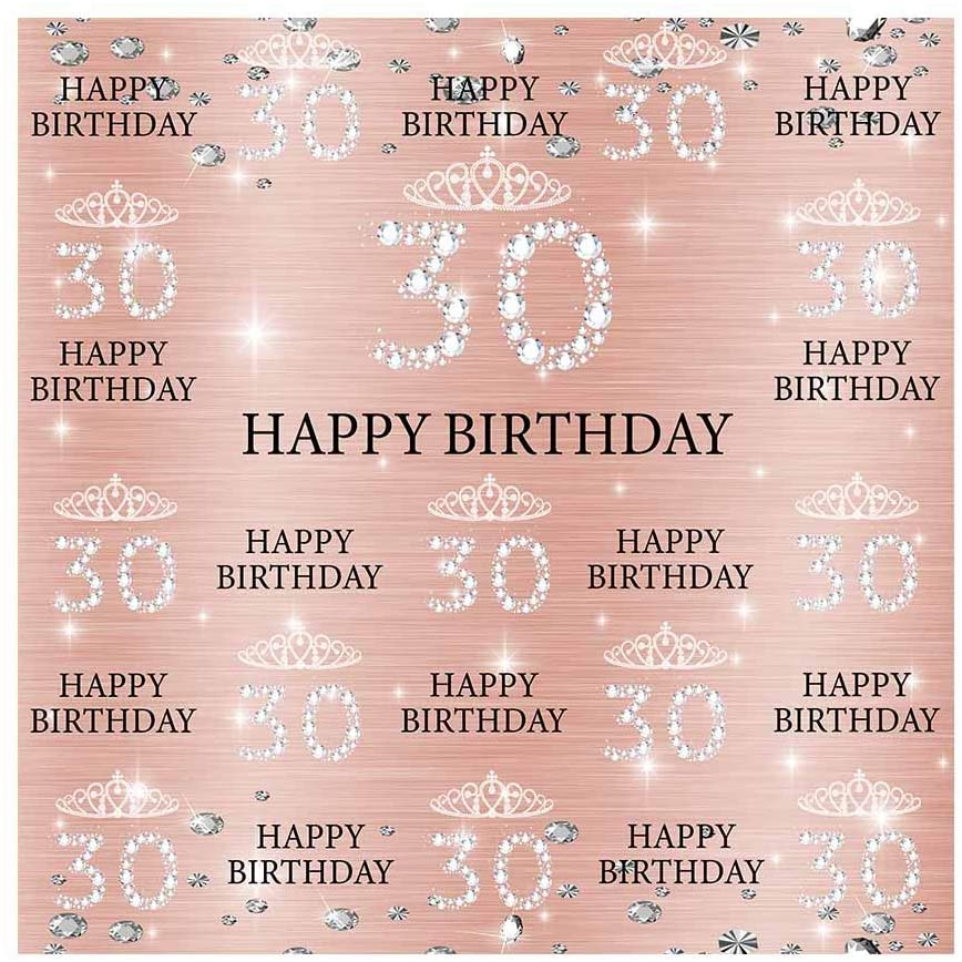 30th Birthday Party Backdrop
