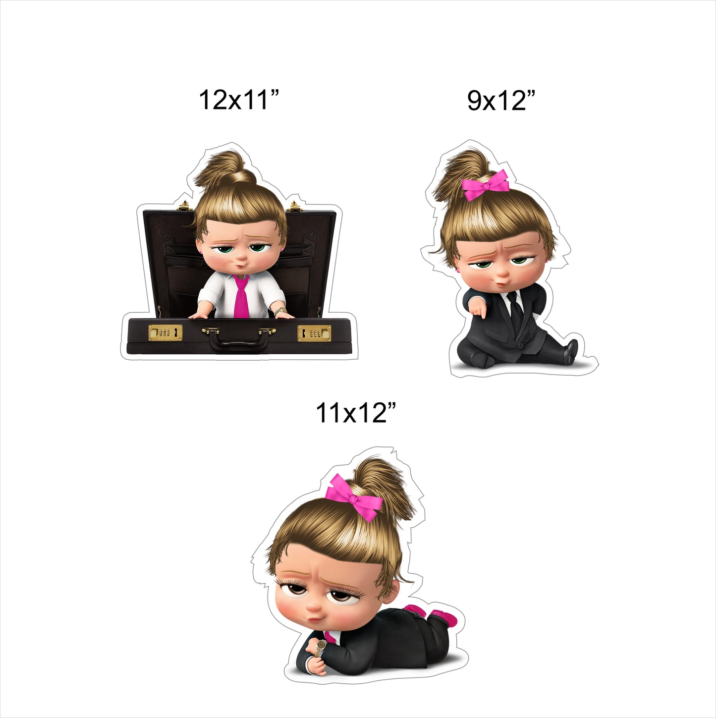 Boss Baby Girl theme Birthday Party Table Toppers for Decoration