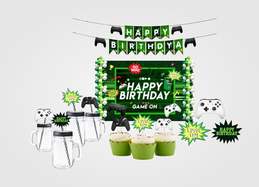 Gaming Theme Birthday Complete Party Kit