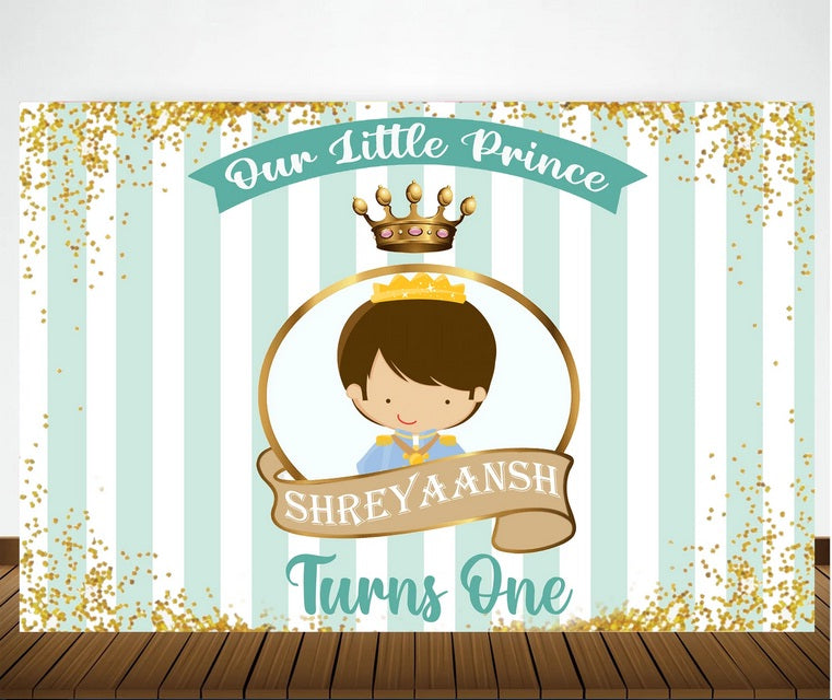 Prince Birthday Party Backdrop