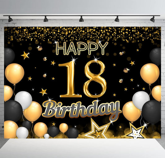 18th Birthday Party Backdrop