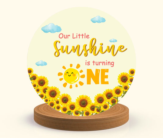 Sunshine Theme Birthday Party Backdrop