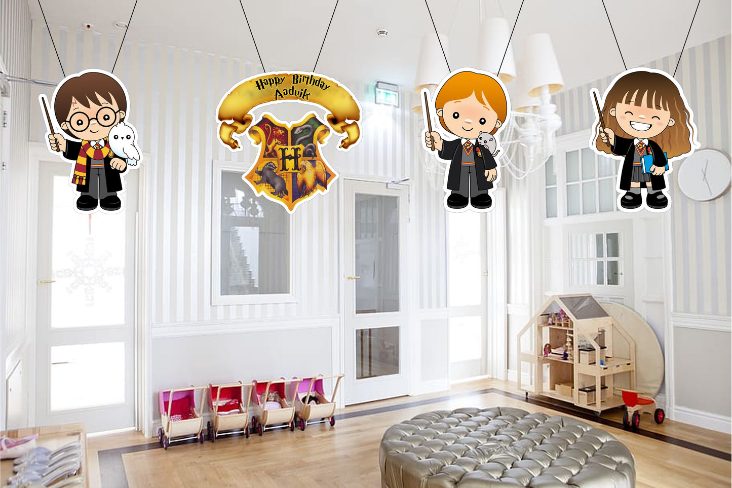 Harry Potter Theme Birthday Party Theme Hanging Set for Decoration