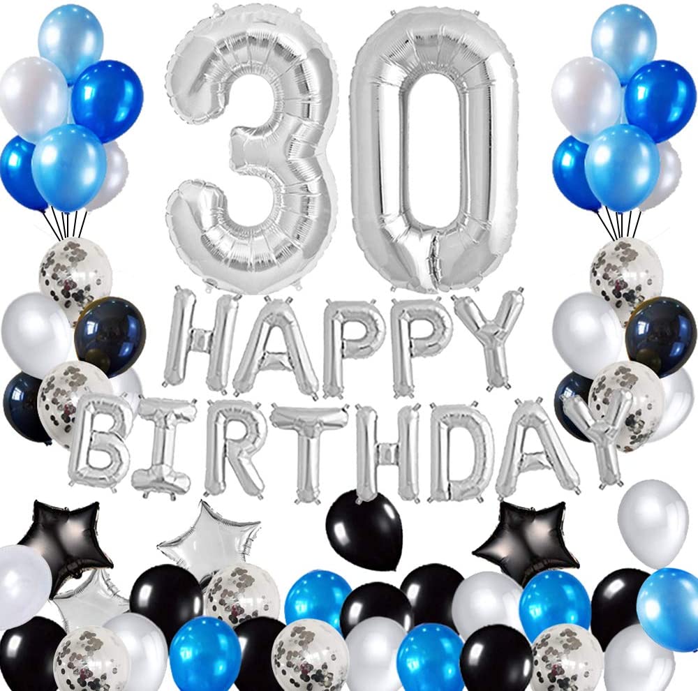 30th Birthday Decorations Party Supplies Set