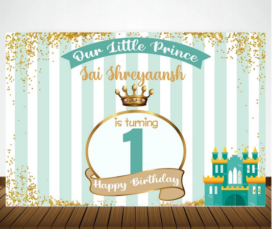 Prince Birthday Party Backdrop