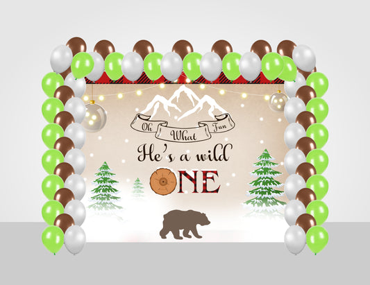 Wild One First Birthday Party Decoration Kit