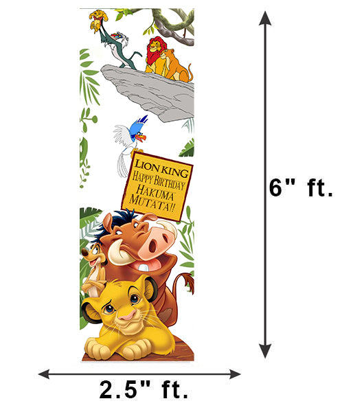 The Lion King Welcome Banner Roll up Standee (with stand)