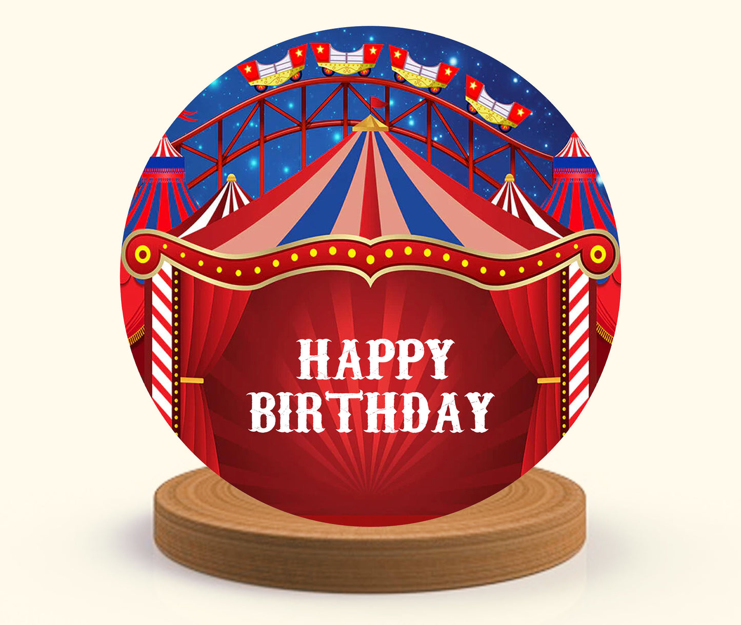 Carinval Theme Birthday Party Backdrop