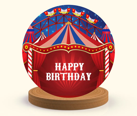 Carinval Theme Birthday Party Backdrop