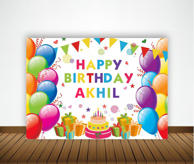 Joyful Birthday Party Backdrop
