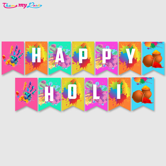 Happy Holi Banner Decoration