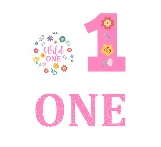 Wild  One Birthday Party Cupcake Toppers for Decoration