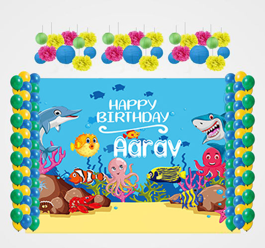 Baby Shark Party Theme Birthday Party Complete Decoration Kit