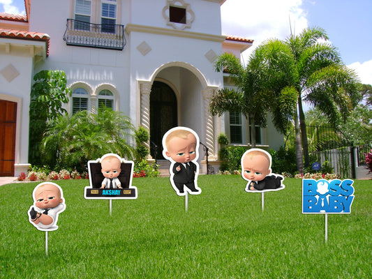 Boss Baby Theme Birthday Party Cutouts