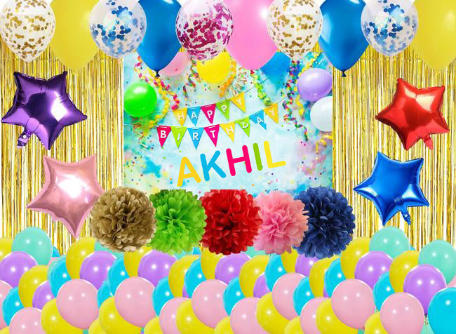 Joyful Theme Birthday Complete Party Set